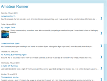 Tablet Screenshot of amateur-runner.blogspot.com
