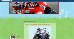 Desktop Screenshot of motorcyclesstyle.blogspot.com