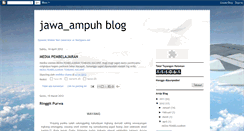 Desktop Screenshot of jawaampuh.blogspot.com