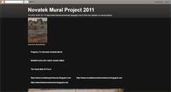 Desktop Screenshot of novatekmuralproject2011.blogspot.com