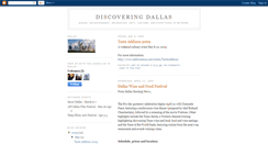 Desktop Screenshot of discoveringdallas.blogspot.com