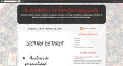 Desktop Screenshot of espaciossagrados.blogspot.com