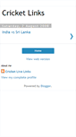 Mobile Screenshot of criclivelinks.blogspot.com