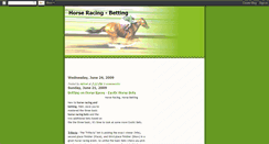 Desktop Screenshot of horse-racing-and-betting.blogspot.com