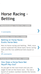 Mobile Screenshot of horse-racing-and-betting.blogspot.com