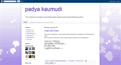 Desktop Screenshot of padyakaumudi.blogspot.com