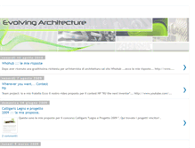 Tablet Screenshot of evolvingarchitecture.blogspot.com