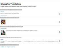 Tablet Screenshot of dragoesvoadores.blogspot.com