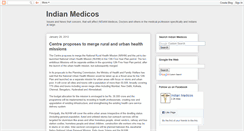 Desktop Screenshot of indian-medicos.blogspot.com