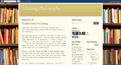 Desktop Screenshot of alivingphilosophy.blogspot.com