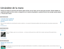 Tablet Screenshot of llevandotedelamano.blogspot.com