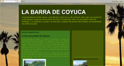 Desktop Screenshot of labarradecoyuca.blogspot.com