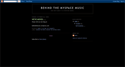 Desktop Screenshot of behindthemyspacemusic.blogspot.com