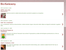Tablet Screenshot of biokaracsony.blogspot.com