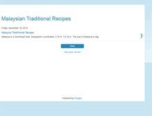 Tablet Screenshot of malaysianrecipes.blogspot.com