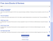 Tablet Screenshot of javaebooks.blogspot.com