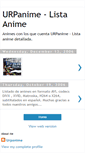 Mobile Screenshot of lista-urpanime.blogspot.com