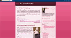 Desktop Screenshot of nolimitsphonegirl.blogspot.com