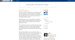 Desktop Screenshot of beyondinfinitybob.blogspot.com
