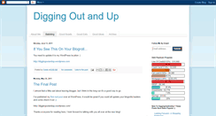 Desktop Screenshot of diggingoutandup.blogspot.com