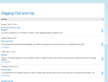 Tablet Screenshot of diggingoutandup.blogspot.com