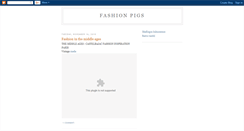Desktop Screenshot of fashion-pigs.blogspot.com