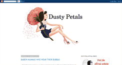 Desktop Screenshot of dustypetals.blogspot.com