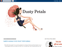 Tablet Screenshot of dustypetals.blogspot.com