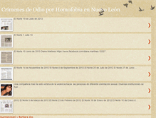 Tablet Screenshot of crimenesdeodioporhomofobia.blogspot.com