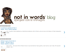 Tablet Screenshot of notinwords.blogspot.com