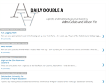 Tablet Screenshot of dailydoublea.blogspot.com