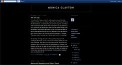 Desktop Screenshot of monicamaeclayton.blogspot.com