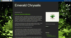 Desktop Screenshot of emeraldchrysalis.blogspot.com