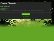 Tablet Screenshot of emeraldchrysalis.blogspot.com