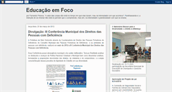 Desktop Screenshot of munhoseducacaoemfoco.blogspot.com