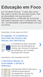 Mobile Screenshot of munhoseducacaoemfoco.blogspot.com