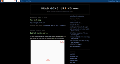 Desktop Screenshot of bradgonesurfing.blogspot.com