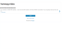 Tablet Screenshot of homespyvideo.blogspot.com