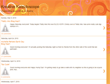 Tablet Screenshot of kreativekaleidoscope.blogspot.com