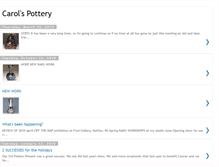 Tablet Screenshot of carolspottery.blogspot.com