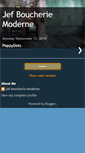 Mobile Screenshot of jef-boucherie-moderne.blogspot.com