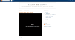 Desktop Screenshot of exoticpiercings.blogspot.com