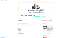 Desktop Screenshot of ciudadbloggerbeta.blogspot.com