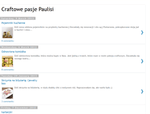 Tablet Screenshot of craftowepasje.blogspot.com