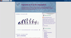 Desktop Screenshot of ergonomiaenelusodecomputadoras.blogspot.com