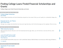 Tablet Screenshot of collegeloansfinancial.blogspot.com