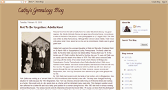 Desktop Screenshot of cathysgenealogyblog.blogspot.com