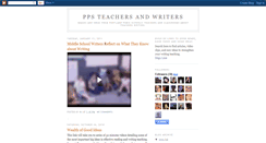 Desktop Screenshot of ppsteachersandwriters.blogspot.com