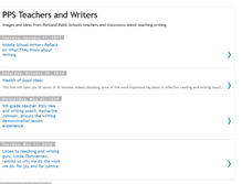 Tablet Screenshot of ppsteachersandwriters.blogspot.com