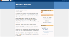 Desktop Screenshot of malaysianmyvicar.blogspot.com